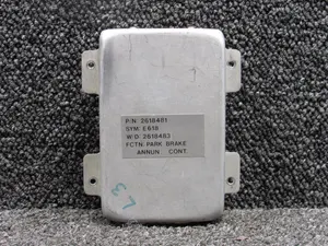 2618481-4 Gates LearJet 35A Park Brake Ann Control Box Assembly